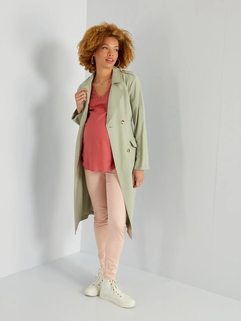 Pantalón Premamá Skinny - ROSA 4 Pantalón Premamá Skinny - ROSA - Imagen 2