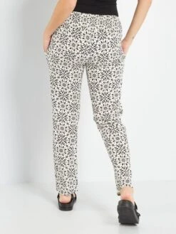 Pantalón Premamá Vaporoso Y Ligero - BEIGE -Zalaris Tienda pantalon premama vaporoso y ligero beige zo550 2 frb3