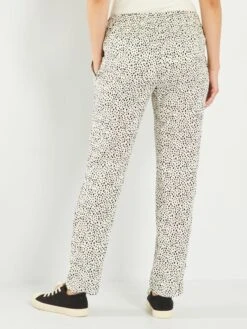 Pantalón Premamá Vaporoso Y Ligero - BLANCO -Zalaris Tienda pantalon premama vaporoso y ligero blanco zo550 6 frb3