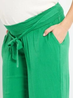 Pantalón Premamá - Verde -Zalaris Tienda pantalon premama verde zr744 4 frb5