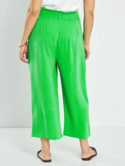Pantalón Recto 'Only' - VERDE -Zalaris Tienda pantalon recto only verde amd90 1 frb3