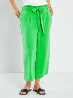 Pantalón Recto 'Only' - VERDE -Zalaris Tienda pantalon recto only verde amd90 1 frb4