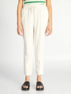 Pantalón Regular De Sarga Tipo Jogging - PIEDRA CALIZA C2 -Zalaris Tienda pantalon regular de sarga tipo jogging piedra caliza c2 zj851 10 frb2