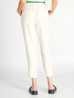 Pantalón Regular De Sarga Tipo Jogging - PIEDRA CALIZA C2 -Zalaris Tienda pantalon regular de sarga tipo jogging piedra caliza c2 zj851 10 frb3