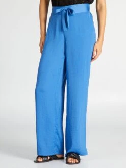 Pantalón Satinado - AZUL -Zalaris Tienda pantalon satinado azul adc38 1 frb2