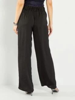 Pantalón Satinado - Negro -Zalaris Tienda pantalon satinado negro adc38 4 frb3