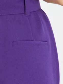 Pantalón Tapered Con Cinturón - PURPURA -Zalaris Tienda pantalon tapered con cinturon purpura zk555 8 frb6