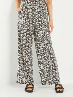Pantalón Vaporoso Ancho - Ikat