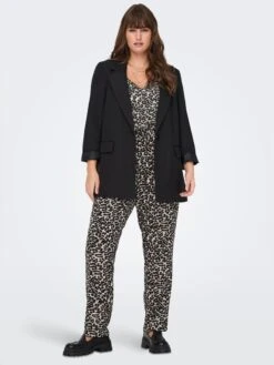 Pantalón Vaporoso 'leopardo' 'Only' - NEGRO