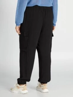 Pantalón Vaporoso 'Only Carmakoma' - Negro -Zalaris Tienda pantalon vaporoso only carmakoma negro amw83 1 frb3