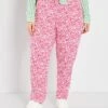Pantalón Vaporoso Tipo Jogging - ROSA 2 Pantalón Vaporoso Tipo Jogging - ROSA -Zalaris Tienda pantalon vaporoso tipo jogging rosa zn909 6 frb1