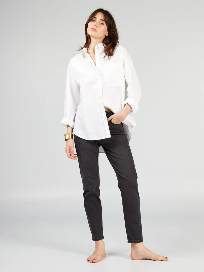 Pantalón Vaquero Slim L30 - VINO NEGRO 3 Pantalón Vaquero Slim L30 - VINO NEGRO