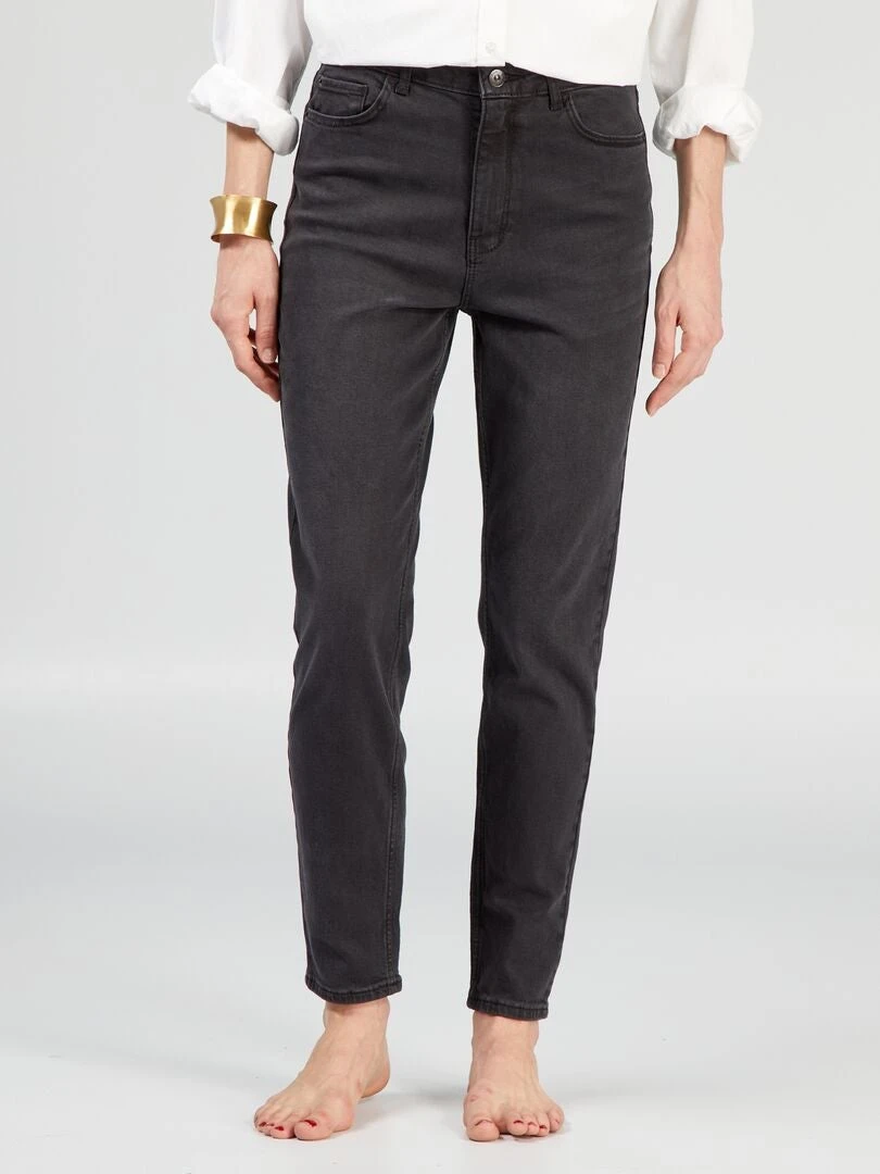 Pantalón Vaquero Slim L30 - VINO NEGRO 4 Pantalón Vaquero Slim L30 - VINO NEGRO - Imagen 2