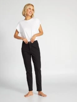 Pantalón Vaquero Slim - L32 - NEGRO