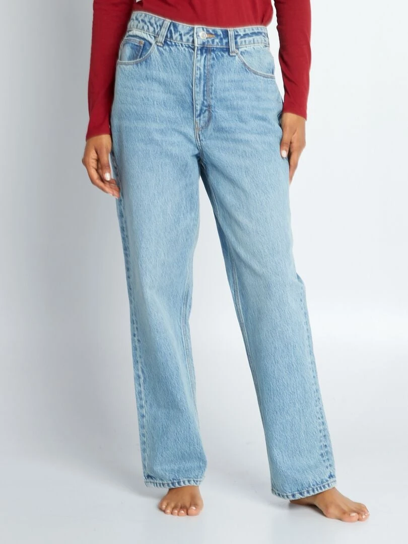 Pantalón Vaquero Wide Leg - BEBE AZUL_ 7 Pantalón Vaquero Wide Leg - BEBE AZUL_ - Imagen 5