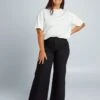 Pantalón Vaquero Wide Leg - L28 - NEGRO -Zalaris Tienda pantalon vaquero wide leg l28 negro ahr82 1 frb1