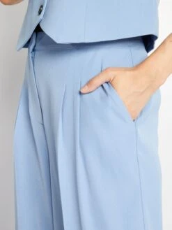 Pantalón Wide Leg - Blu -Zalaris Tienda pantalon wide leg blu axz71 1 frb4