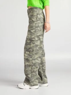 Pantalón Wide Leg - Camuflaje -Zalaris Tienda pantalon wide leg camuflaje aod39 1 frb3