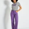 Pantalón Wide Leg - PURPURA