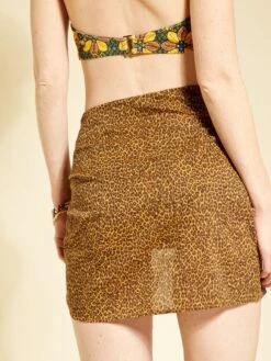 Pareo Corto Anudable Con Estampado De Leopardo - Leopardo -Zalaris Tienda pareo corto anudable con estampado de leopardo leopardo zs127 1 frb3
