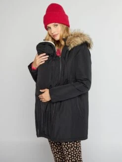 Parka Premamá 3 En 1 - Negro -Zalaris Tienda parka premama 3 en 1 negro akv30 3 frb8