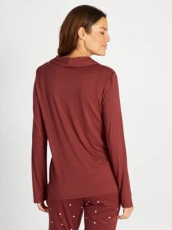 Parte Superior De Pijama Larga - ANDO ROJO -Zalaris Tienda parte superior de pijama larga ando rojo anc27 2 frb3