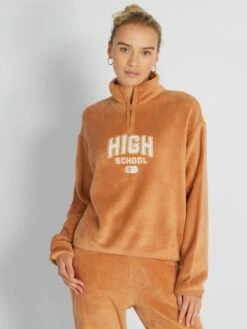 Parte Superior De Pijama - MARRON -Zalaris Tienda parte superior de pijama marron ary39 1 frb3