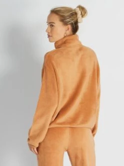 Parte Superior De Pijama - MARRON -Zalaris Tienda parte superior de pijama marron ary39 1 frb4