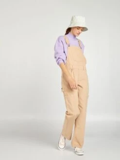 Peto Con Bolsillos Con Solapa - NOMBRE BEIGE -Zalaris Tienda peto con bolsillos con solapa nombre beige aog91 3 frb3