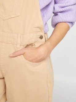 Peto Con Bolsillos Con Solapa - NOMBRE BEIGE -Zalaris Tienda peto con bolsillos con solapa nombre beige aog91 3 frb6