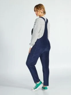 Peto Premamá De Terciopelo - Negro Iris -Zalaris Tienda peto premama de terciopelo negro iris ajo82 1 frb3