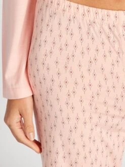 Pijama Con Camiseta + Pantalón - 2 Piezas - ROSA -Zalaris Tienda pijama con camiseta pantalon 2 piezas rosa aur20 3 frb3