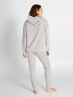 Pijama Con Sudadera Polar + Pantalón De Punto 'Tambor' - 2 piezas - GOLPEADOR -Zalaris Tienda pijama con sudadera polar pantalon de punto tambor 2piezas golpeador aqu87 2 frb2