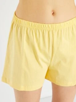 Pijama Corto - 2 Piezas - Amarillo -Zalaris Tienda pijama corto 2 piezas amarillo ael21 1 frb3