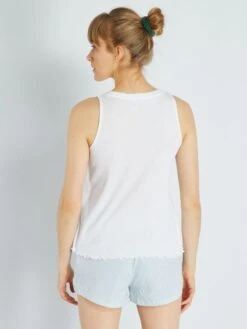 Pijama Corto - 2 Piezas - Azul -Zalaris Tienda pijama corto 2 piezas azul ala86 1 frb2