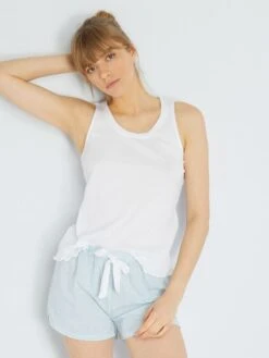 Pijama Corto - 2 Piezas - Azul -Zalaris Tienda pijama corto 2 piezas azul ala86 1 frb4