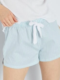 Pijama Corto - 2 Piezas - Azul -Zalaris Tienda pijama corto 2 piezas azul ala86 1 frb5