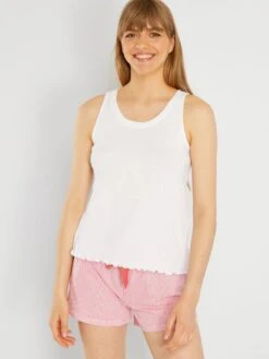 Pijama Corto - 2 Piezas - Rojo -Zalaris Tienda pijama corto 2 piezas rojo ala86 2 frb3