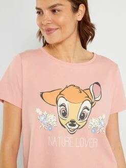 Pijama Corto 'Bambi' - 2 Piezas - Rosa -Zalaris Tienda pijama corto bambi 2 piezas rosa aco70 1 frb4