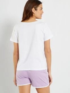 Zalaris Tienda -Zalaris Tienda pijama corto coca cola 2 piezas beige acp19 1 frb2