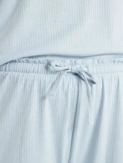 Pijama Corto De Punto De Canalé - 2 Piezas - AZUL -Zalaris Tienda pijama corto de punto de canale 2 piezas azul zr855 1 frb5