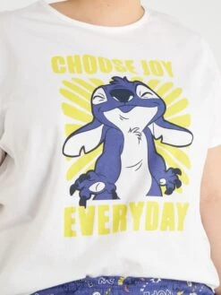 Pijama Corto De Punto 'Disney' - 2 Piezas - BLANCO 9 Pijama Corto De Punto 'Disney' - 2 Piezas - BLANCO -Zalaris Tienda pijama corto de punto disney 2 piezas blanco zq552 2 frb4