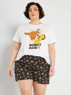 Pijama Corto De Punto 'Disney' - 2 Piezas - Simba