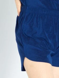 Pijama Corto De Rizo - 2 Piezas - Azul Marino -Zalaris Tienda pijama corto de rizo 2 piezas azul marino alb06 1 frb4