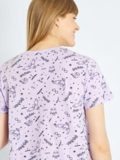 Pijama Corto 'Harry Potter' - 2 Piezas - Violeta -Zalaris Tienda pijama corto harry potter 2 piezas violeta acp06 1 frb3