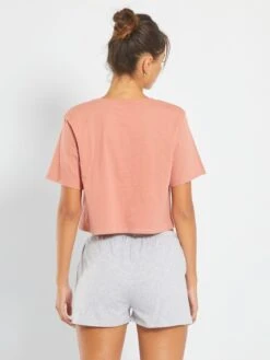 Pijama Corto 'Wonder Woman' - 2 Piezas - GRIS -Zalaris Tienda pijama corto wonder woman 2 piezas gris zi746 1 frb3