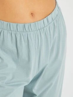 Pijama De Punto - 2 Piezas - Azul Pizarra -Zalaris Tienda pijama de punto 2 piezas azul pizarra zn684 2 frb4