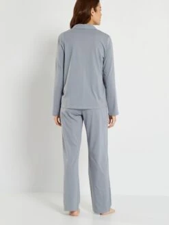 Pijama De Punto - 2 Piezas - AZUL -Zalaris Tienda pijama de punto 2 piezas azul zn684 1 frb2