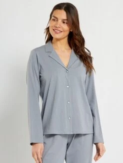 Pijama De Punto - 2 Piezas - AZUL -Zalaris Tienda pijama de punto 2 piezas azul zn684 1 frb3