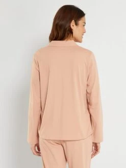 Pijama De Punto - 2 Piezas - ROSA -Zalaris Tienda pijama de punto 2 piezas rosa zn684 4 frb4